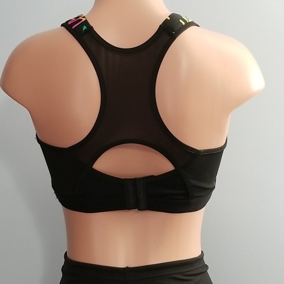 CACIQUE  HIGH IMPACT  BLACK SPORT BRA - Picture 3 of 6